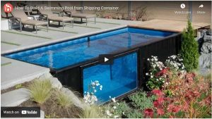 如何用集装箱视频建造游泳池